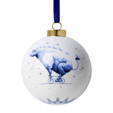Kerstbal Redmer Hoekstra - Sterrenbeeld Stier - Keramiek - 8 cm