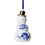 Christmas ornament snowman - Ceramic - 8 cm