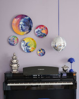 Wandbord Color Pop - Tulp - Keramiek - 26,5 cm