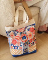 limited edition Imari canvas shopper by Heinen Delfts Blauw
