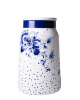 Melkbusvaas Blauwe Stip medium