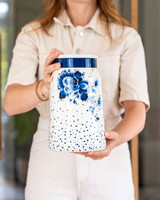 Medium melkbusvaas Blauwe Stip van Heinen Delfts Blauw