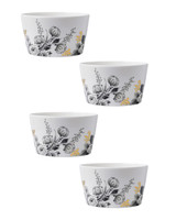 Dipschaaltje Avondbloem – Porselein – 4 stuks – 150 ml