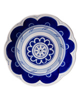 Dinerbord uit de Majolica collectie van Heinen Delfts Blauw