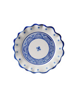 Ontbijtbord golven van 21,5 cm uit de Majolica collectie van Heinen Delfts Blauw