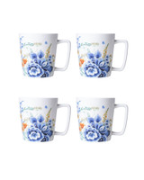 Theemok Bloemenveld Wildbloemen - Porselein - 300 ml - 4 stuks