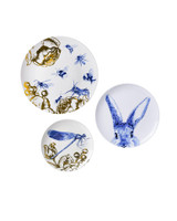 Wandborden set Insecten & Haas - Keramiek - Set van 3