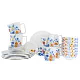 Serviesset Wildbloemen - 6 persoons - Porselein - 24 delig