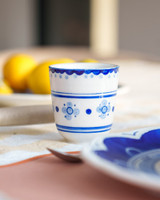Serviesset Majolica Noppen - 6 persoons -  Porselein - 24-delig