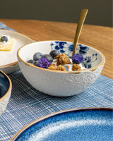 Serviesset Blauw Bloesem - 4 persoons -  Porselein - 16-delig