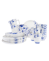 Serviesset Aapjes - 6 persoons -  Porselein - 24-delig