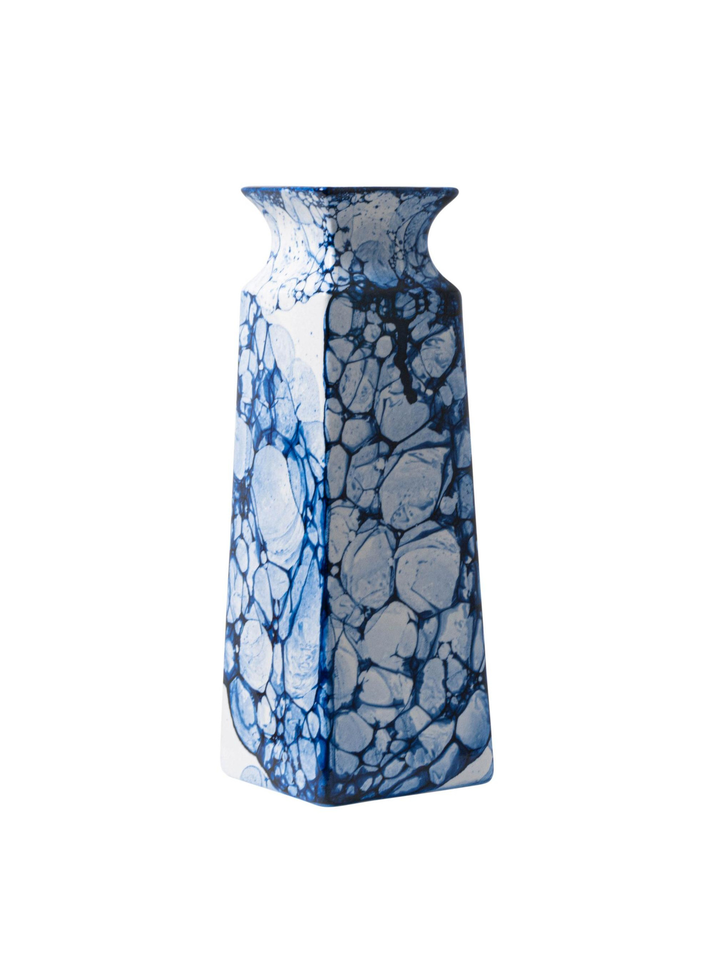 Glazen Vaas Abyss Blauw, H29cm - de Toverkamer