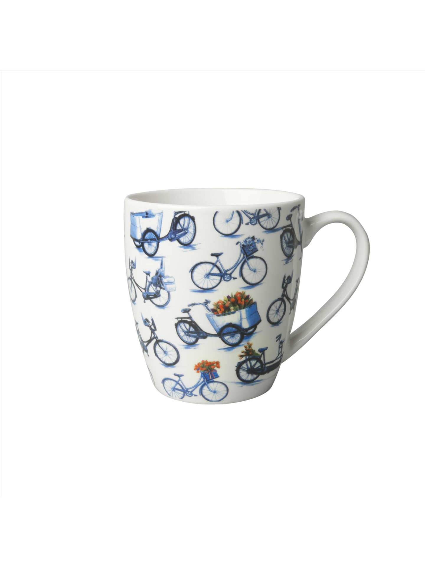 Mok Fietsen - Kleur - Keramiek - 200 ml - Heinen Delfts Blauw