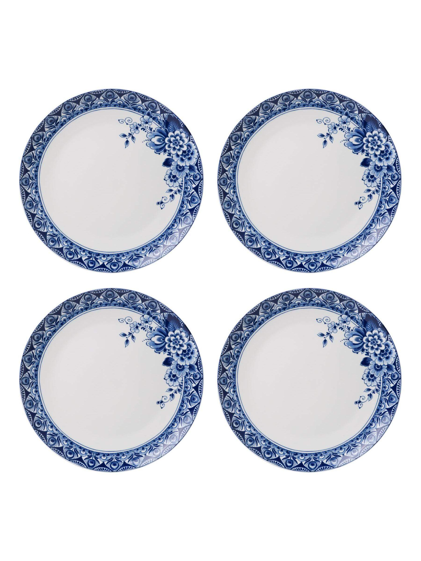 Dinner Plate Paauw Blauw | Delft blue | Heinen Delfts Blauw