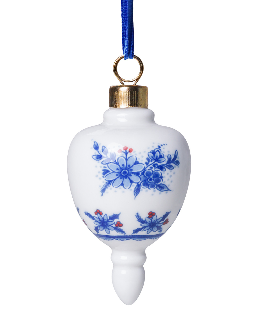 Christmas Ornament Droplet - Vintage - Ceramic - 8 cm