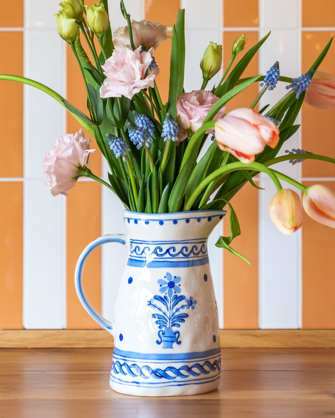 Jug - Majolica - Ceramic - 21 cm