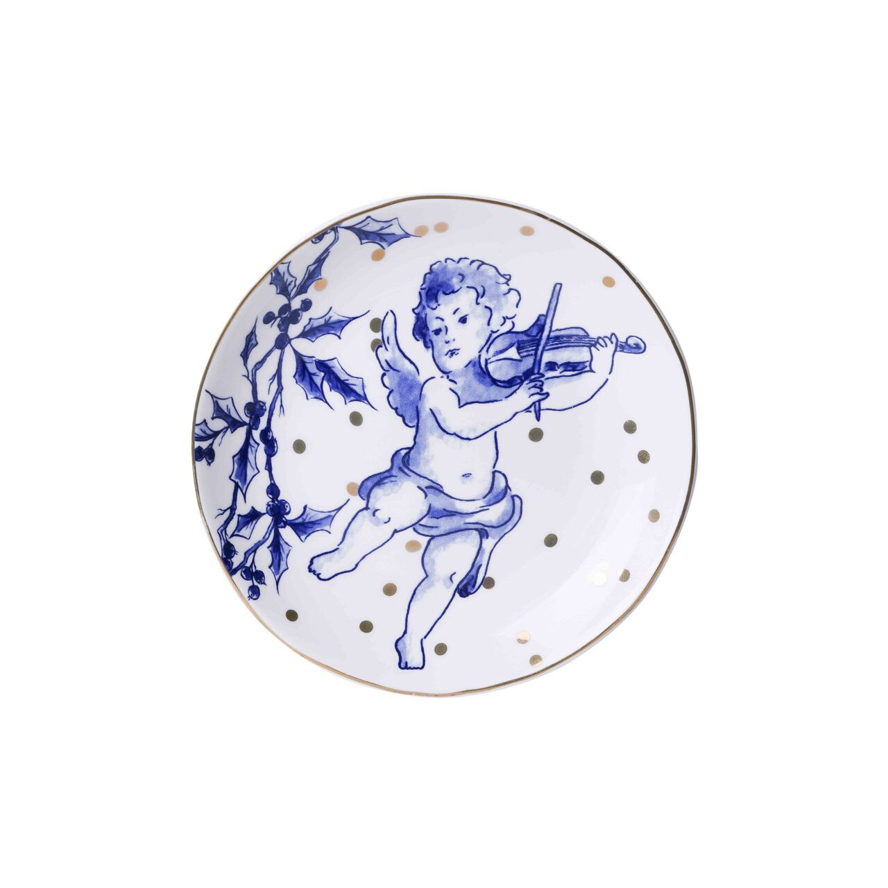 Saturnia Set van 12 borden fruitruimte van porselein 21 cm