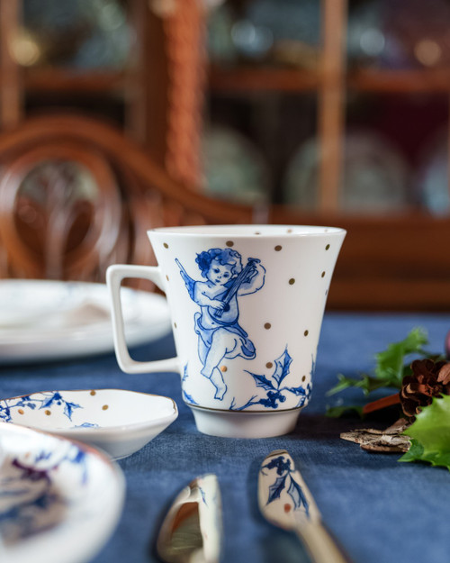 Theemok - Sharing Moments - Kerstservies met engel - Janny van der Heijden