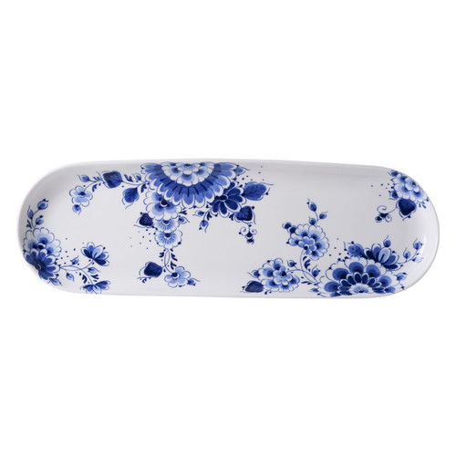 Kaarsen plateau met Delfts blauwe bloemen van Heinen Delfts Blauw