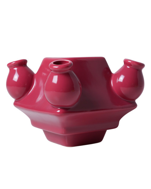 Stapelgekte old red middle by Heinen Delfts Blauw 