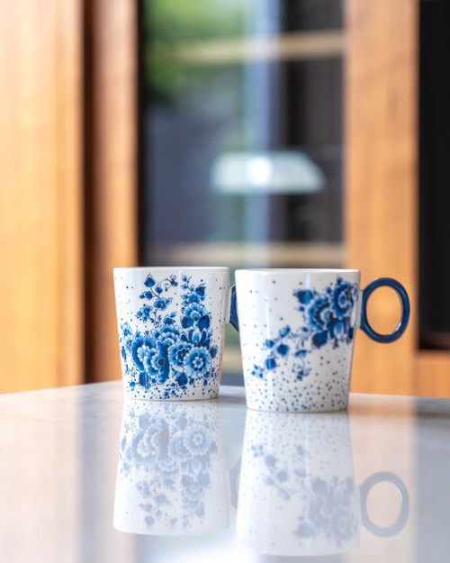 Mokken Blauwe Stip keramiek van Heinen Delfts Blauw