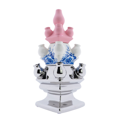 Tulpenvaas Stapelgekte Hollands Zilver Mix 1 