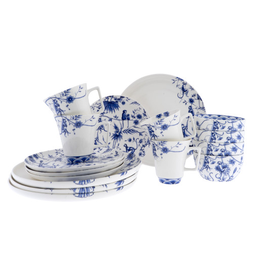 Tableware Set Aapjes - 4 persons 