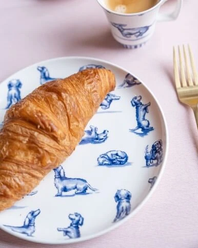 Breakfast Plate Teckel Nhaan - Porcelain - 21 cm