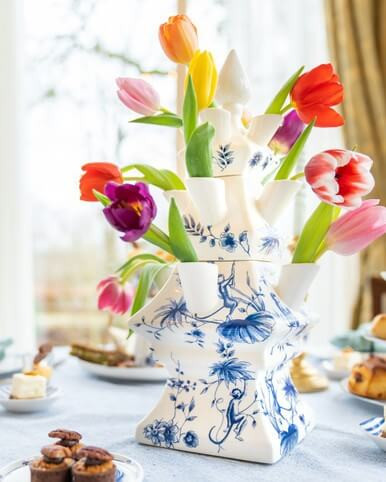 Tulpenvaas Aapjes - 3-delig - 43 cm