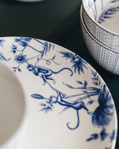 Dinner Plate Aapjes - Porcelain - 26 cm