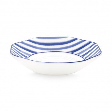 Theezakhouder Tulp - Strepen - Porselein - 9 cm
