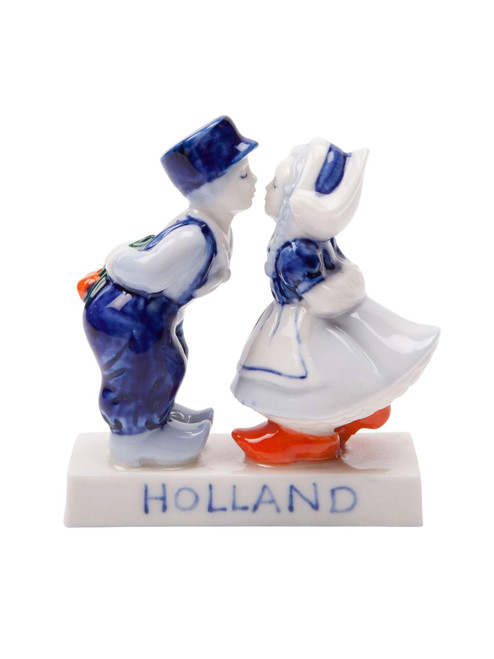 Figurine Kissing Couple - Delft blue - 18 cm