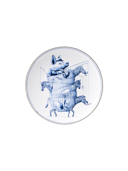 Wandbord Redmer Hoekstra - Zebra - Keramiek - 20 cm