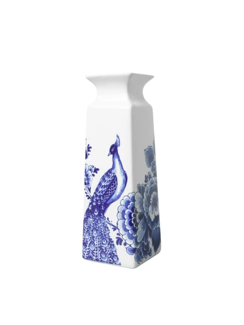 Vase Peacock - Square - Ceramic - 22 cm