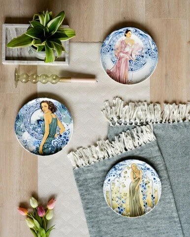 Wall Plate Sarah - Ceramic - 26 cm