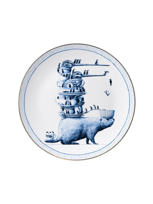 Wall Plate Redmer Hoekstra - Beaver - Ceramic - 31 cm