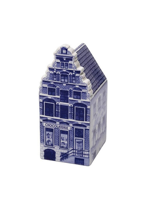 House - Chocolaterie - Blue - Ceramic - 14 cm