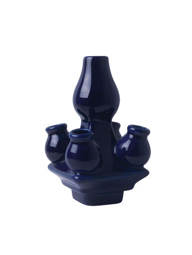 Tulip Vase Stapelgekte - Dark Blue - Top - 15 cm