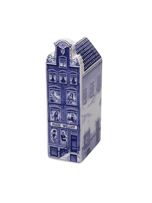 Huis - Wellust - Blauw - Keramiek - 14 cm