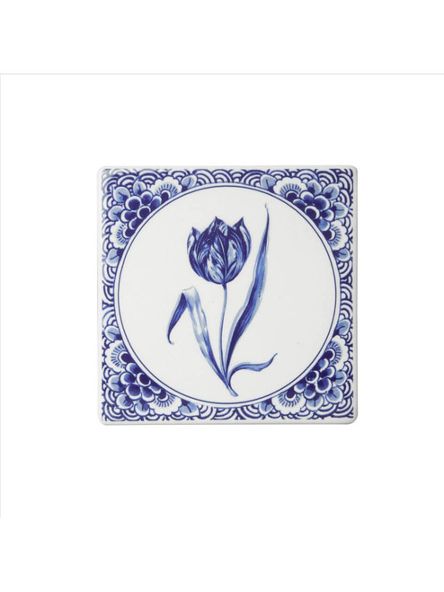 Tegel Tulp - Delfts blauw - 13 cm