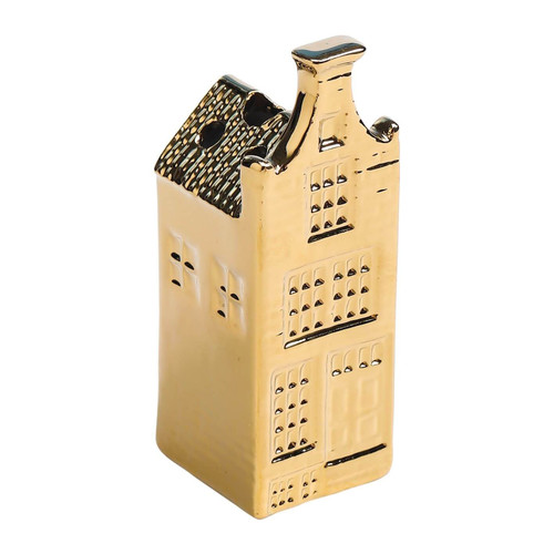 Dried Flower House - Gold - Ceramic - 16 cm