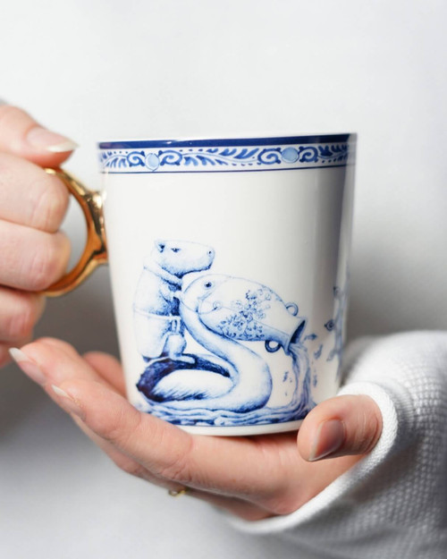 Mug Redmer Hoekstra - Zodiac Sign Aquarius - Ceramic - 300 ml