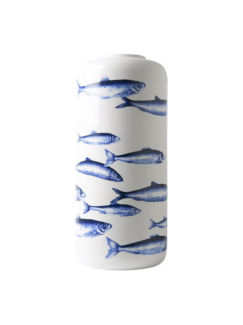 Vase Cylinder Fish - Ceramic - 31 cm
