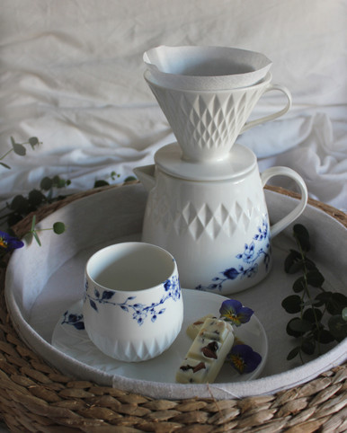 Blauw Vouw Koffiefilter