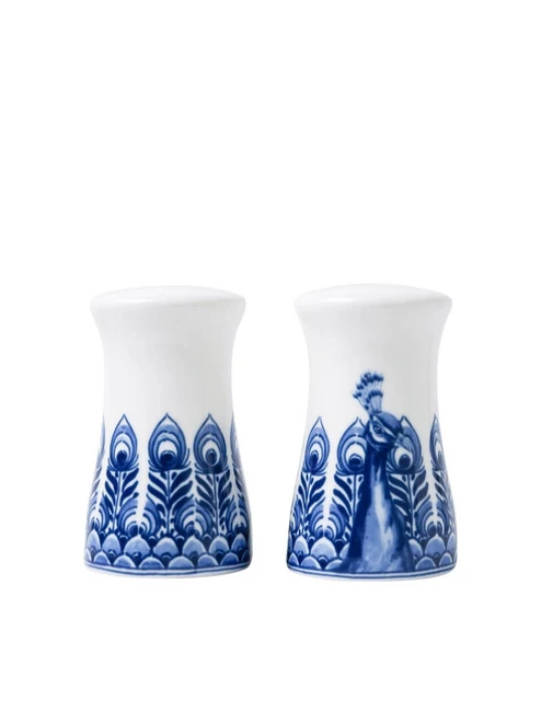 Salt and Pepper Shakers Paauw Blauw - Porcelain - 450 ml