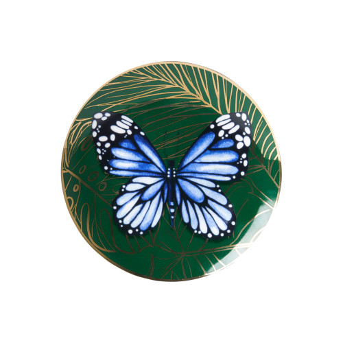 Wall Plate Butterfly - Ceramic - 16 cm