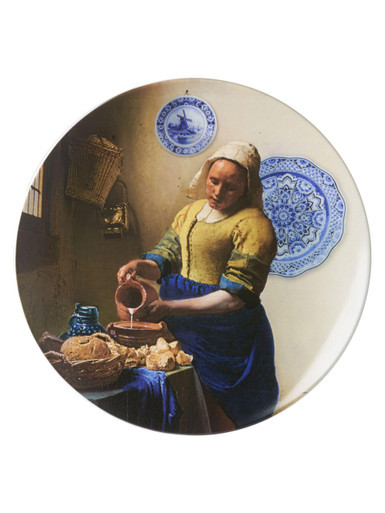 Wall Plate The Milkmaid - Ceramic - 42 cm