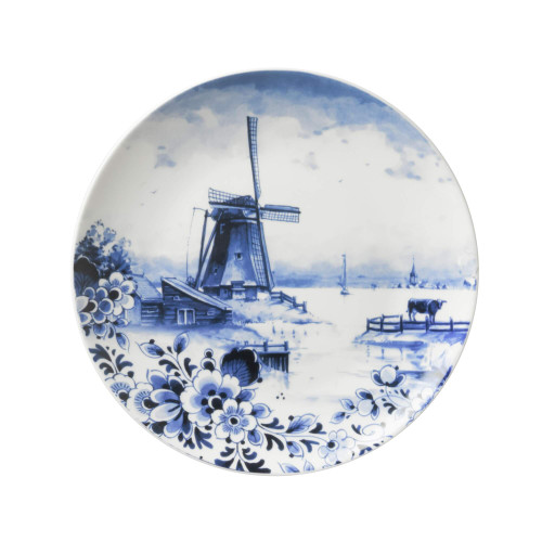 Wall Plate Windmill - Ceramic - 20,5 cm