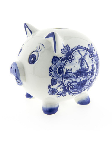 Piggy Bank - Landscape - 15 cm