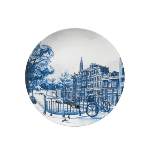 Wandbord Amsterdam modern - Keramiek - 26,5 cm